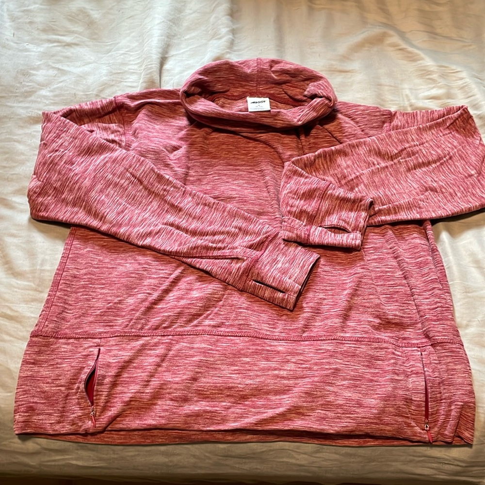 Avia Pink Cowl Neck Athletic Sweater